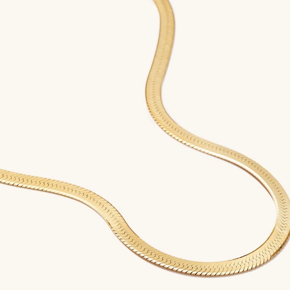 Mejuri Jewelry Bold Herringbone Chain Necklace Poshmark